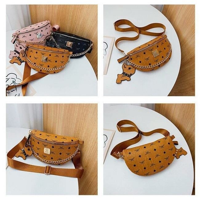 GI 94210 RISCE TAS WAISTBAG IMPORT WANITA CEWEK PEREMPUAN JAKARTA BATAM GANTUNGAN DOG