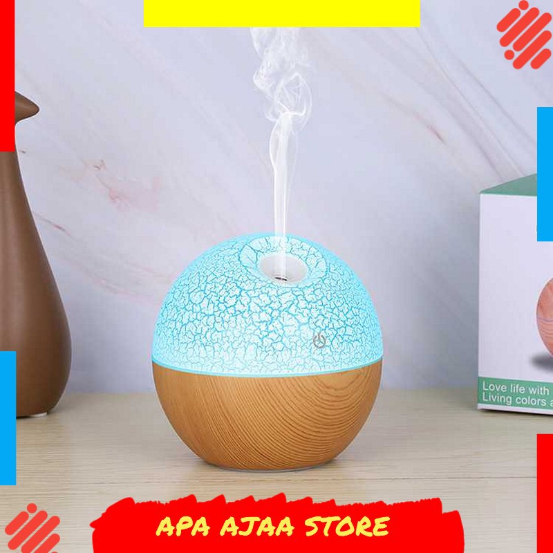 Terbaru ! Taffware Ultrasonic Humidifier Aroma Essential Oil RGB 130ml - J-008