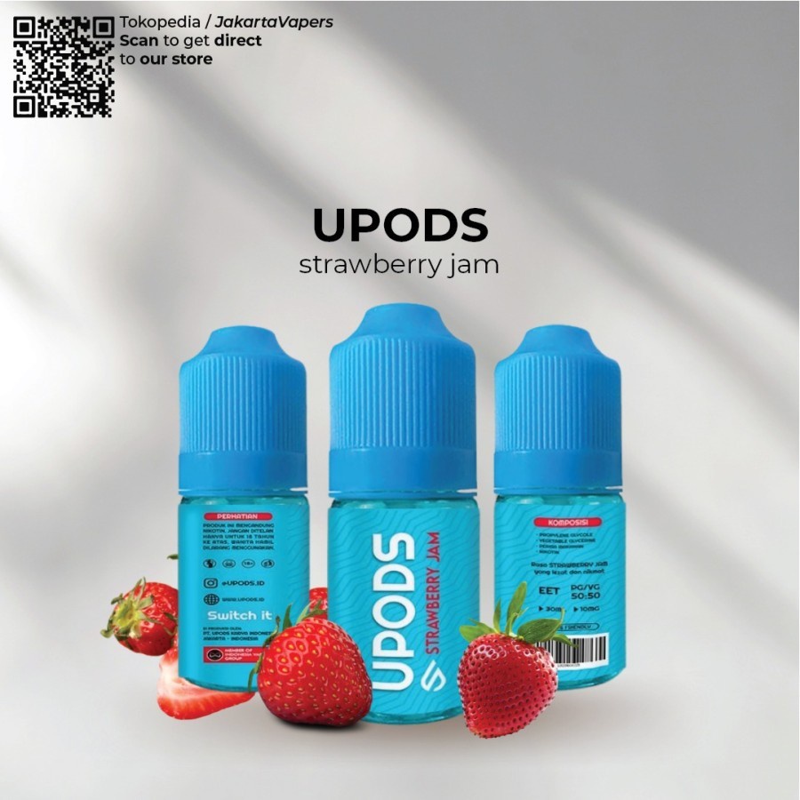 Liquid Upods Strawberry Jam Pods Friendly 30ML by Upods x IJC