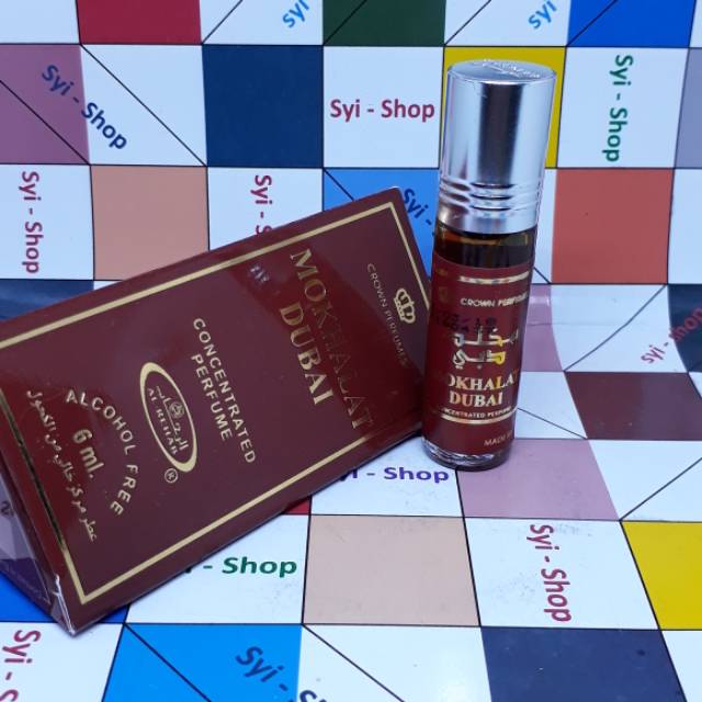 Parfum MOKHALAT DUBAI Original By AL REHAB Roll On Non Alkohol 6ml