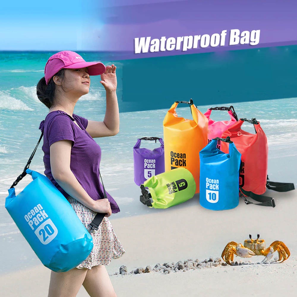 Tas Penyimpanan Waterproof Anti Air / Dry Bag 20 Liter