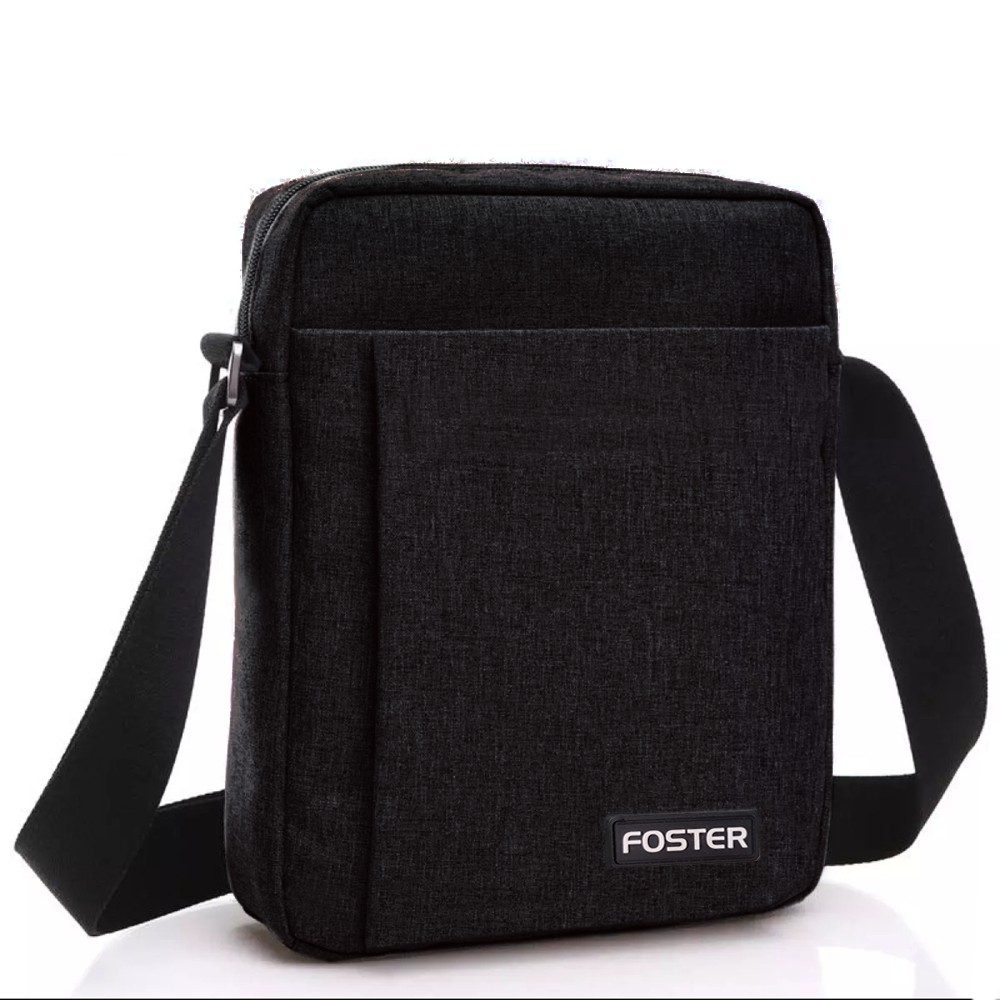 SHOPEE 6.6 SUPER SALE!! Foster Tas Selempang Pria Casual Tas Kantor Nf44 Black