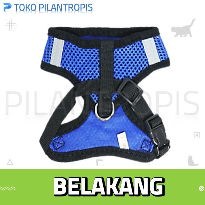 HARNESS KUCING ROMPI TALI TUNTUN HERNES KUCING ANJING PANJANG HARNES KUCING ROMPI TALI KUCING UNTUK JALAN MURAH