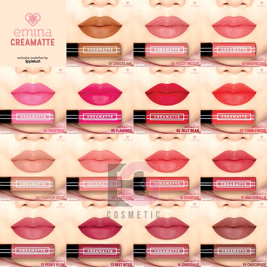 ⭐BAGUS⭐ EMINA CREAMATTE / LIP CREAM EMINA 5.5GR