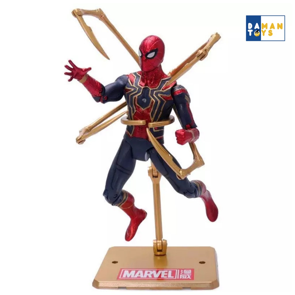 Action Figure Iron Spider Spiderman avengers Infinity War, Mainan Super Hero