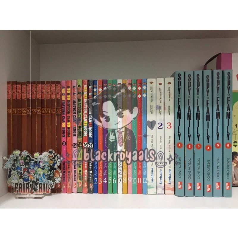 PRELOVED KOMIK SHOUNEN ORIGINAL SPYXFAMILY FAIRY TAIL ASSASINATION CLASSROOM