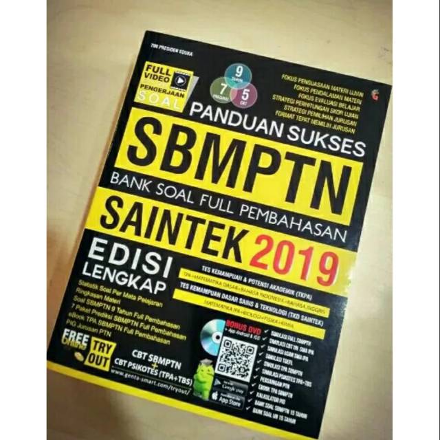 Panduan Sukses Sbmptn Saintek 2019 Shopee Indonesia