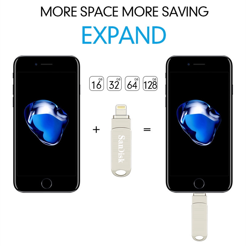 Flash Disk Otg 2in1 Tipe C/Ios Untuk Iphone/Pc/Android