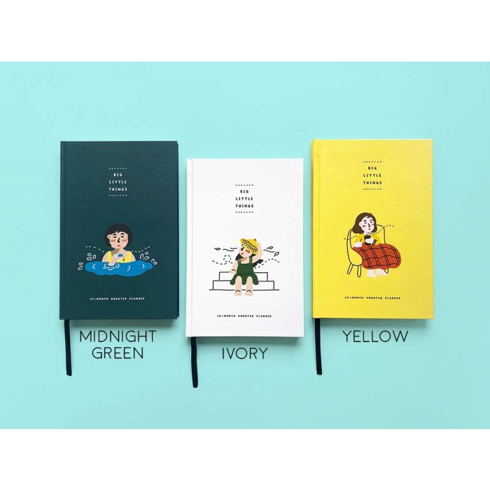 

[RESTOCK] Peekmybook Big Little Things Undated Planner - Buku Agenda - Planner - YELLOW