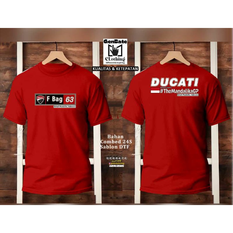 KAOS MANDALIKA / KAOS MOTO GP / KAOS GP MANDALIKA / KAOS DUCATI