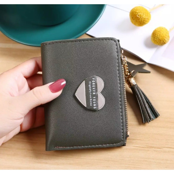 (COD) DOMPET LIPAT DOMPET WANITA KOREAN FASHION WALLET MALLSHOPPING