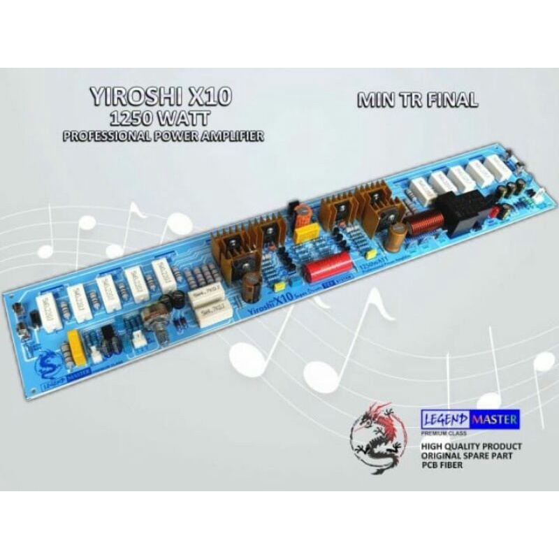 DRIVER POWER AMPLIFIER 1250 WATT TEF YIROSHI X10 - TR