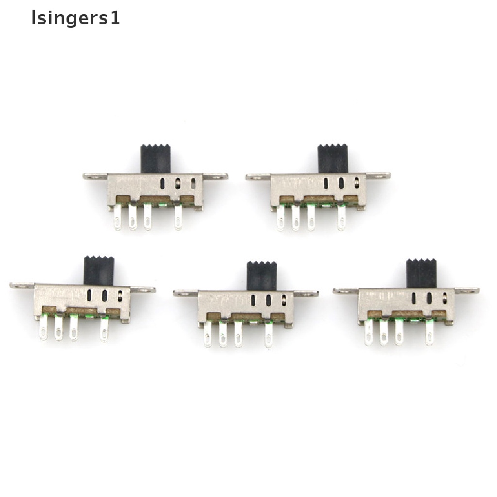 (lsingers1) 20pcs SS23E04 Saklar Geser 8 Pin DP3T Panjang 5mm