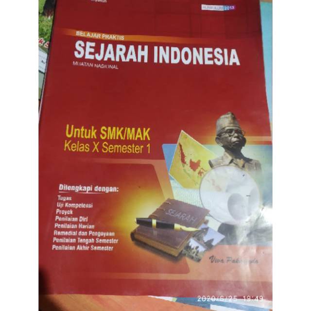 Buku LKS SEJARAH INDONESIA SMK/MAK Kelas X 10 semester 1 I ...