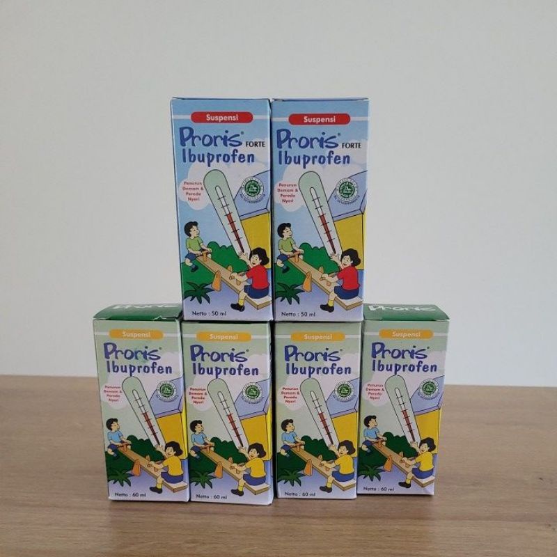Proris Sirup / Proris Forte Sirup Ibuprofen - Menurunkan Demam dan Nyeri Pada Anak