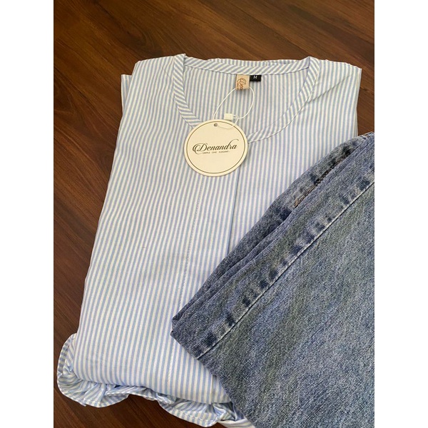 Aqila Blouse Katun Halus Wudhu Friendly S-XXL