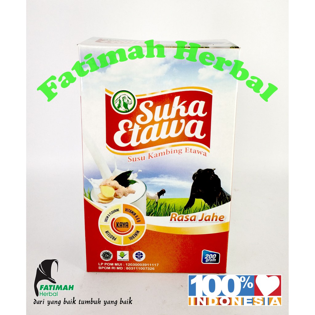 

SUKA ETAWA susu kambing etawa - Jahe - 200 gram