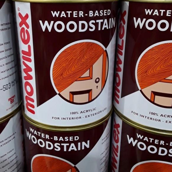 Mowilex Woodstain Water Base 1ltr - 504-Akasia