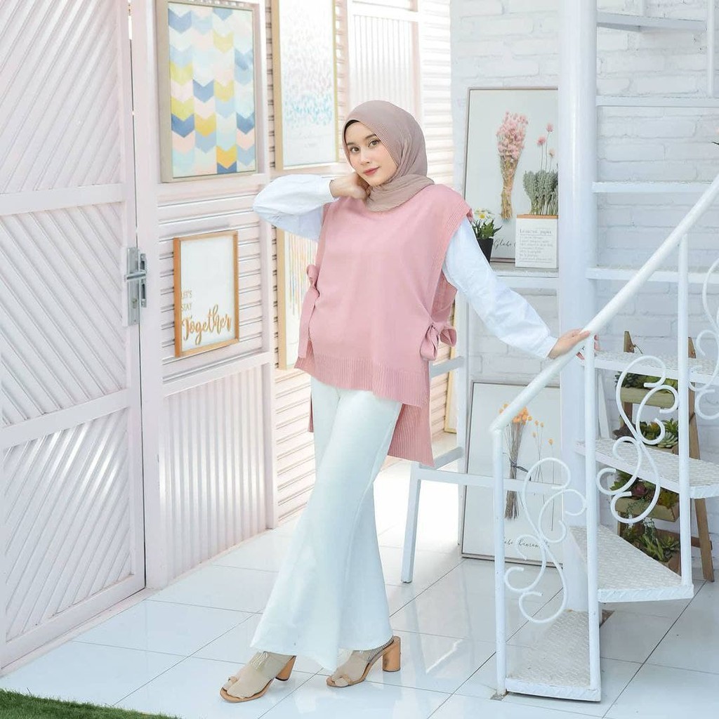Nara Grosir - Illo Long Vest | Fashion Terkini | Sweater Termurah