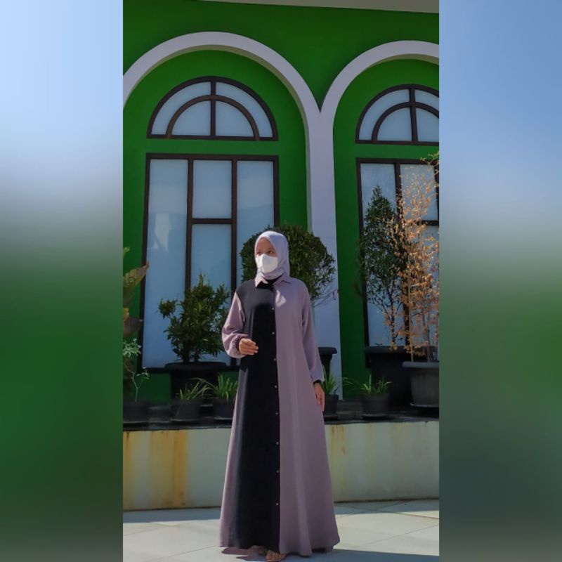 Dress Shireen//Gamis Polos By My Hijab