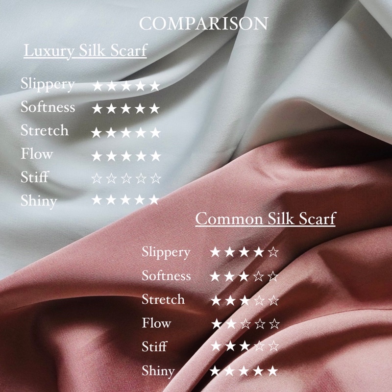 AVEILE Common Silk Scarves [ Silk Scarf ]-1