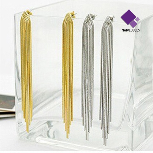 Anting Model Rantai Ular Menjuntai Untuk Wanita