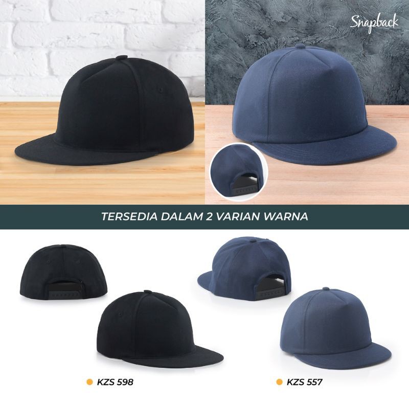 Topi Pria Baseball Casual Original Distro Bahan Premium Terbaru Promo COD - Hitam - Navy