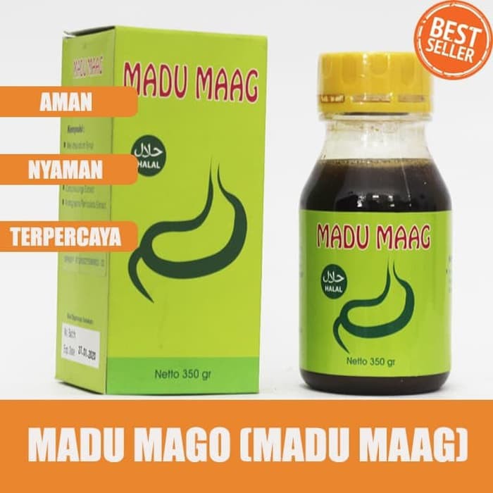 ‹178^ Madu Maag Mago Mabruroh 350 gr untuk Masalah Pencernaan dan Menjaga Kesehatan Lambung