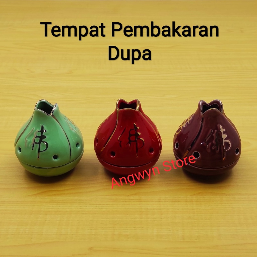 Tempat Pembakaran Dupa Kerucut - Cone Buhur Model Kuncup Bunga Teratai