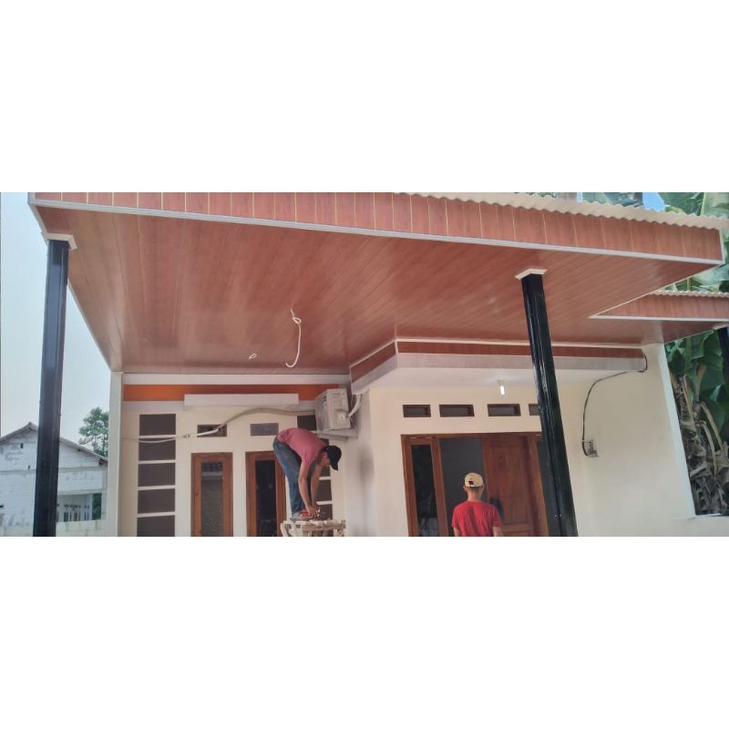 kanopi baja ringan alderon singel plavon pvc