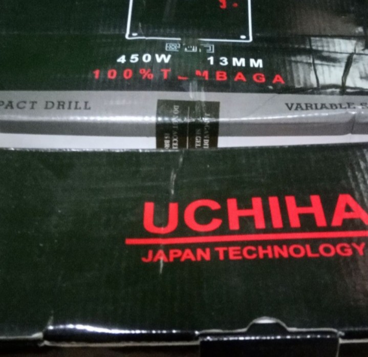 Mesin Bor Beton 13mm Uchiha Type 13-6 Untuk Kerja Berat Impact Drill