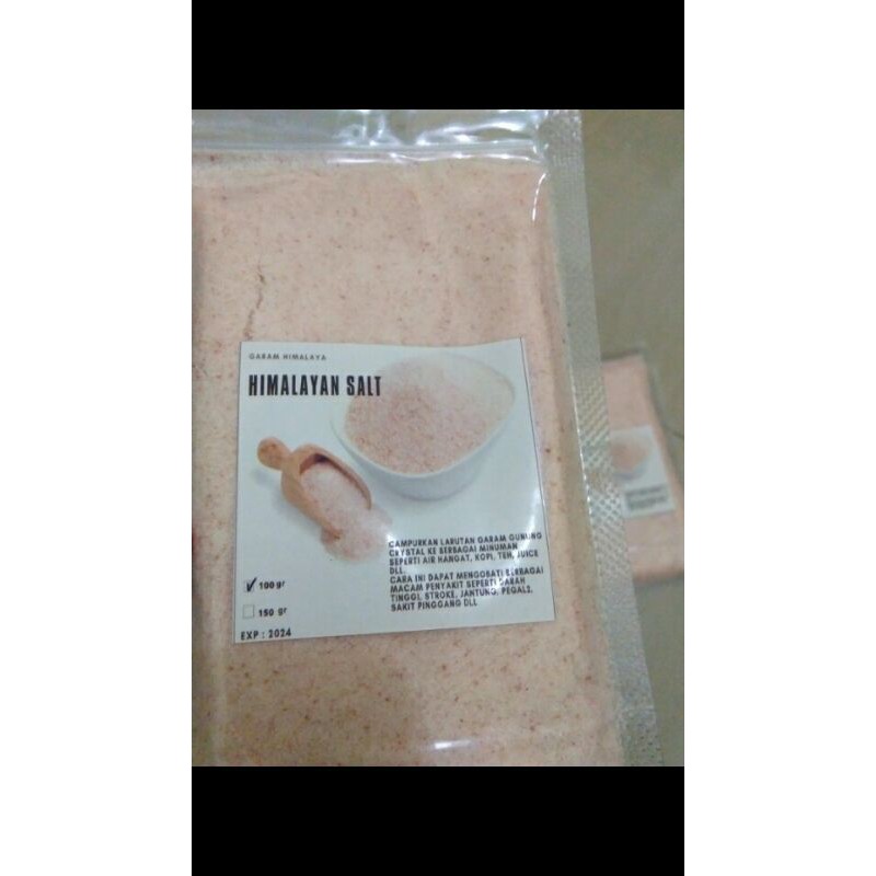 

himalaya salt(garam himalaya) isi 100gr