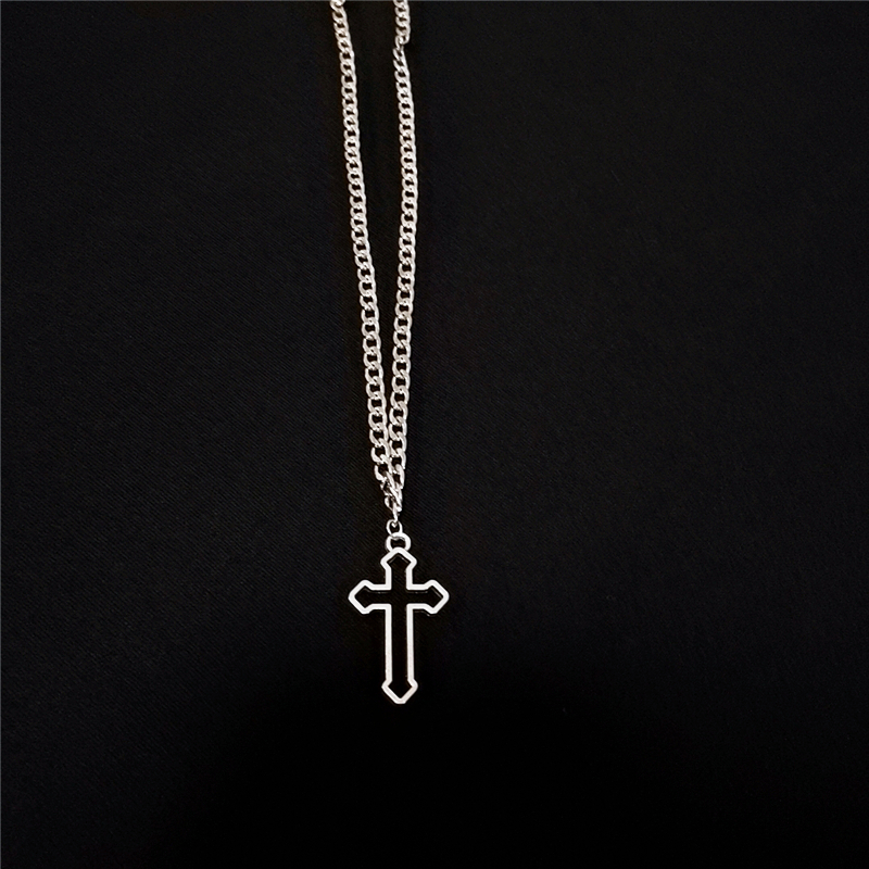 Cool Cross Necklace Jewelry Couple Gift