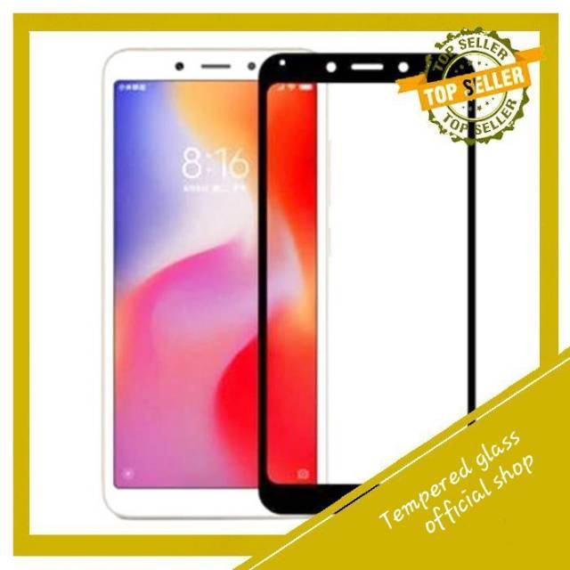 Tg xiaomi redmi 6a / tempered glass xiaomi redmi 6a full cover