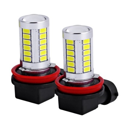 Lampu Foglamp H11 LED Bulb 16W 6000K Super Bright 5730 33 SMD 36 LED Fog Lamp Car Light