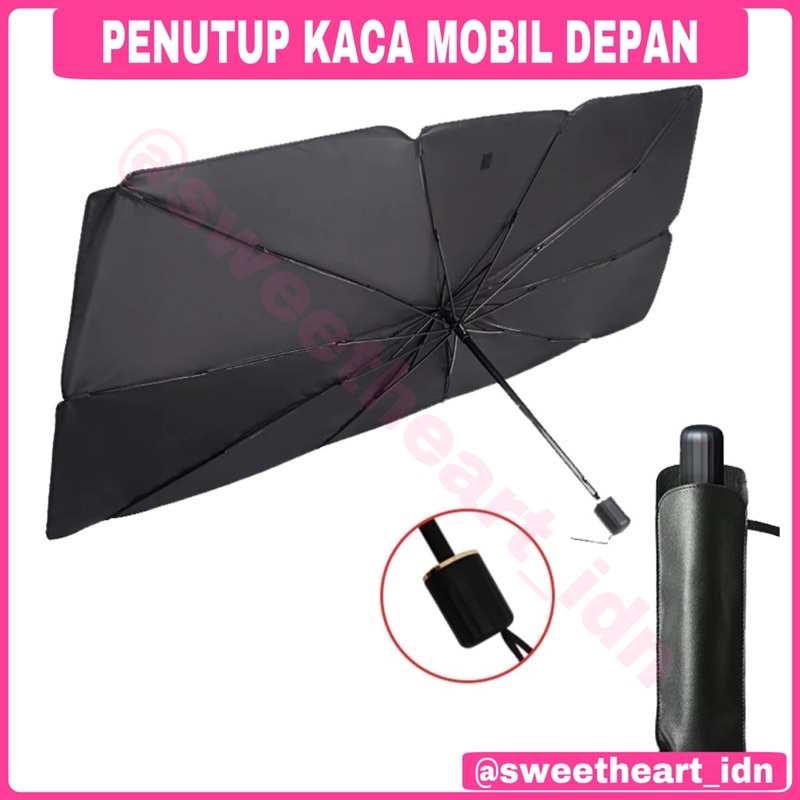 Jual Pelindung Anti Panas Kaca Mobil Depan Dashboard Sinar UV Payung