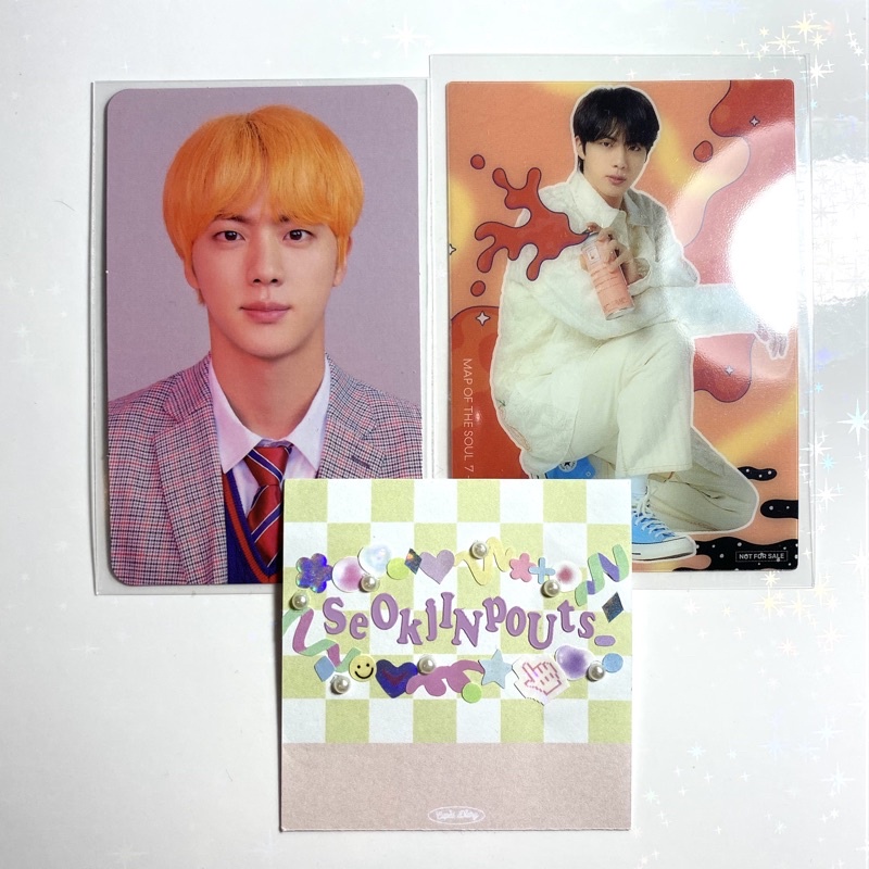 BTS Official Album Photocard PC Jin Ans Answer L MOTS Special Journey Japan Pola polaroid YF HYYH Wi