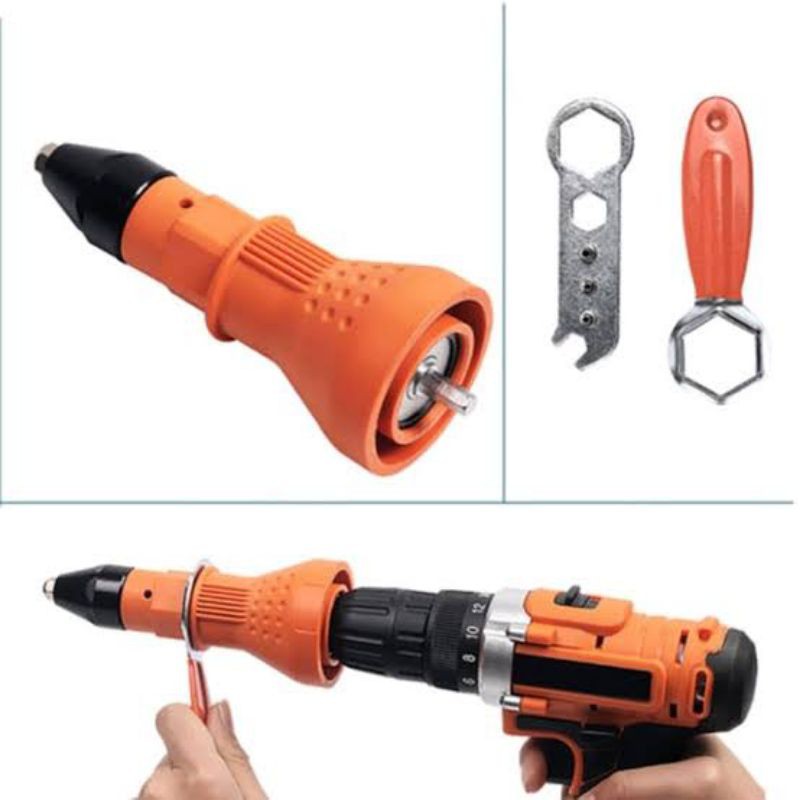 rivet gun adapter elektic / adapter tang rivet