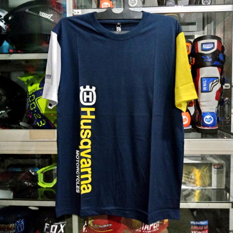 BAJU MOTOR CROSS KAOS TRAIL T-SHIRT HUSQVARNA