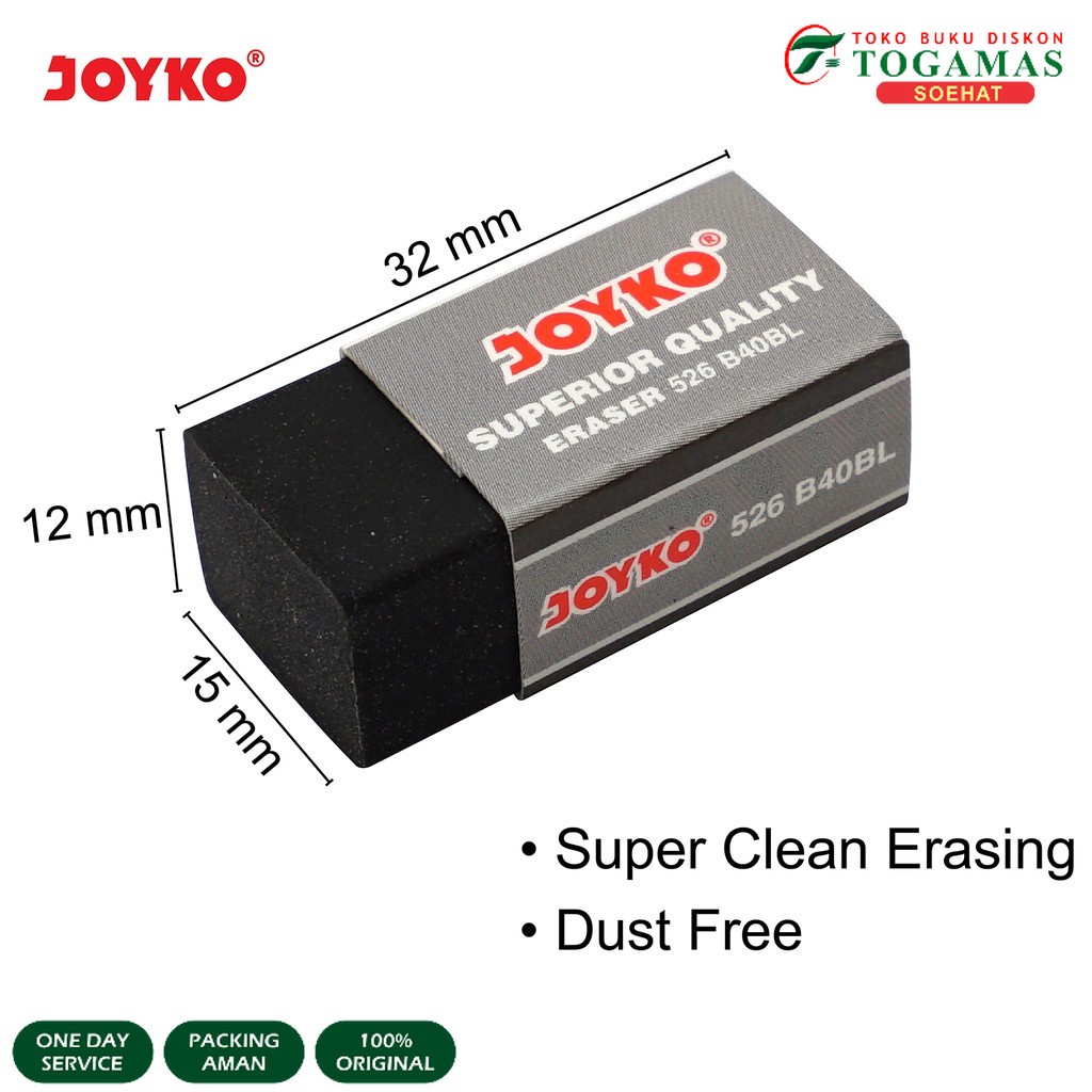 

Eraser / Penghapus Joyko 526-B40BL