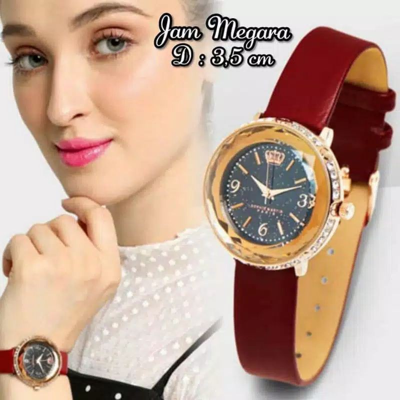 (COD) READY SIAP KIRIM JAM MEGARA SOPHIE PARIS PROMO JAM TANGAN WANITA SIMPEL JAM MEGARA ROSE SOPHIE