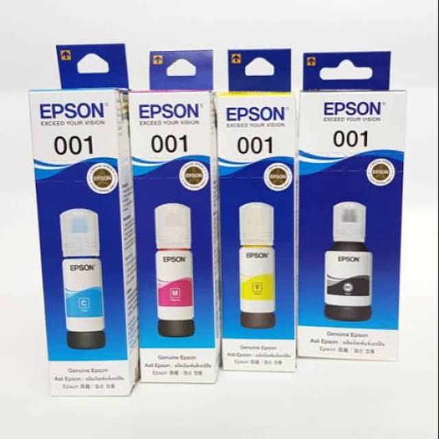 Tinta Epson 001 Original (Harga Per Botol) untuk L4150 L4160 L6160 L6170 L6190
