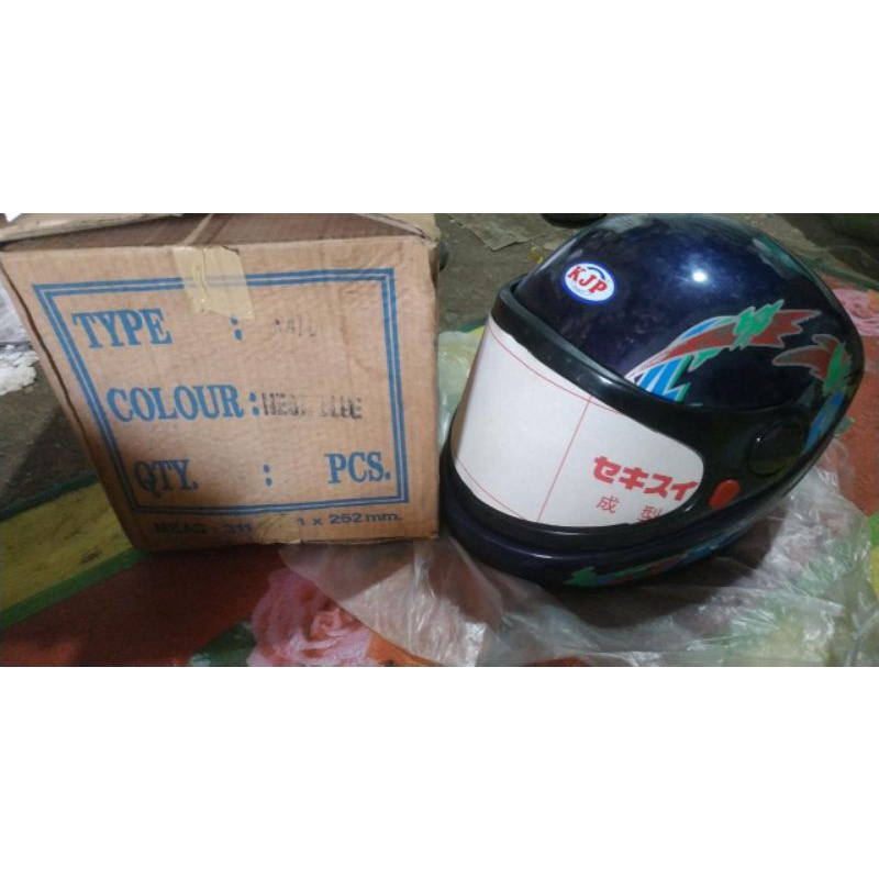 helm helmet lama klasik classic jadul retro old school drag race Thailand Thailook style merk KJP ne