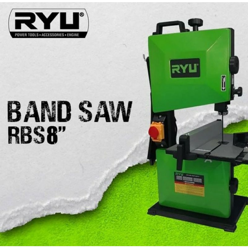 Mesin Gergaji Pita Ukir Kayu RBS8" RYU / Bandsaw RYU RBS 8"