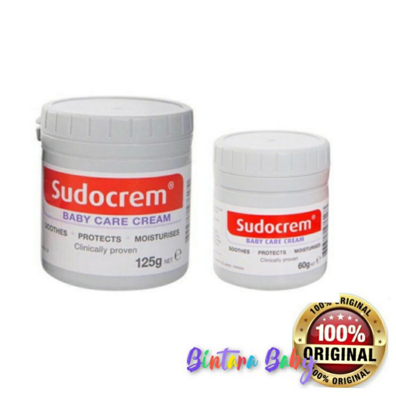 ORIGINAL Sudocrem 125gr Baby Care Cream Sudocream Sudocream Baby Anti Ruam
