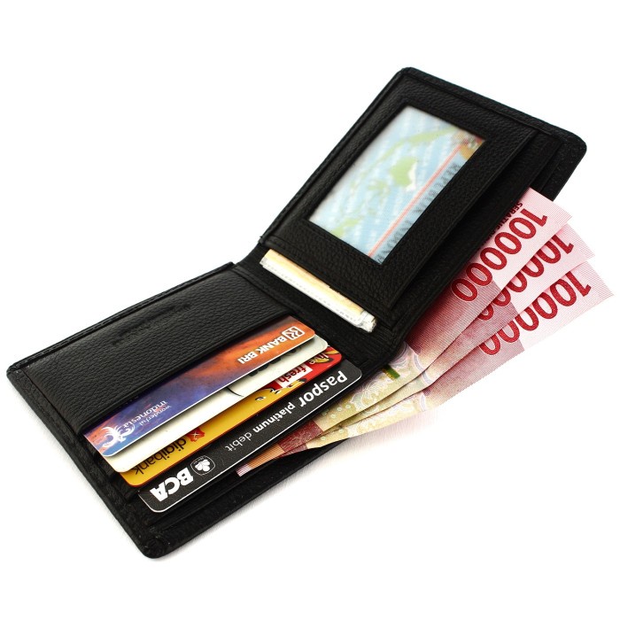 w501ee Dompet Kulit Pria Original Branded Promo | Giorgio Agnelli Ga3 Black Fv0101