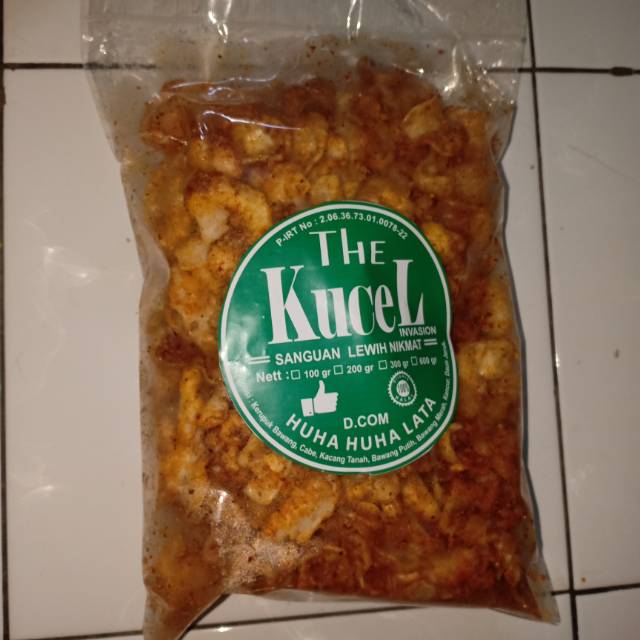 

The kucel / krupuk pecel huha huha lata