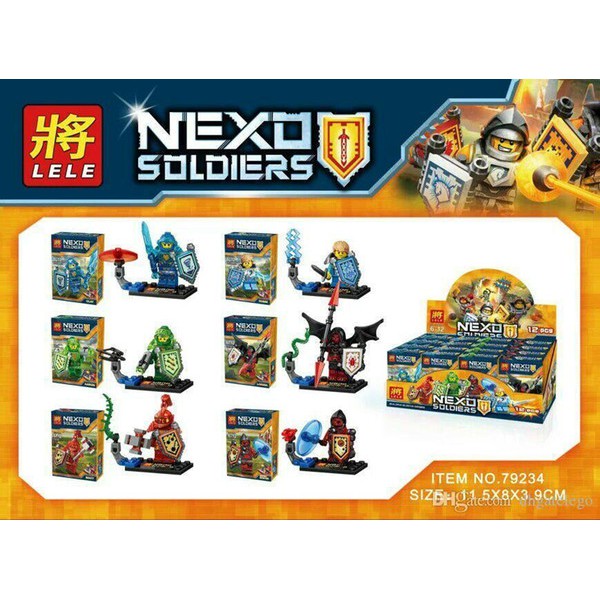 Lele 79234 - Nexo Soldiers Minifigures