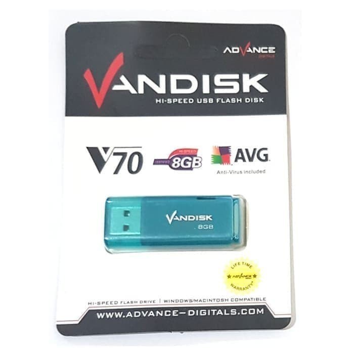 Trend-FLASHDISK 8GB VANDISK V70 ORIGINAL 100% USB 8GB/16GB