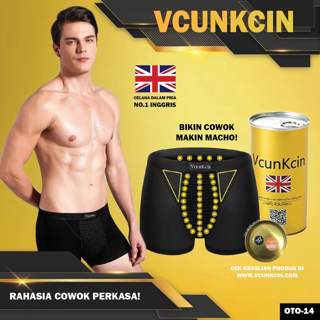 VCUN KCIN celana clana pakaian dalam dalem kesehatan pria anak laki laki cowok cowo dewasa boxer katun magnetic magnet seamless sport sexy jumbo pria original import murah